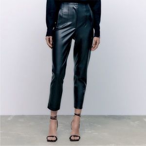 Zara Leather Pant - High waisted